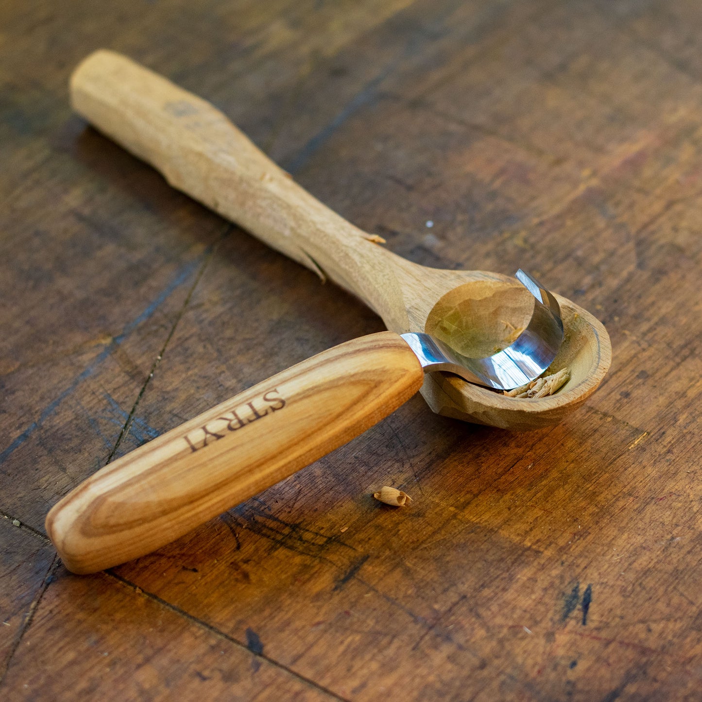 Stryi Spoon Carving Knife - 30mm Left Hand