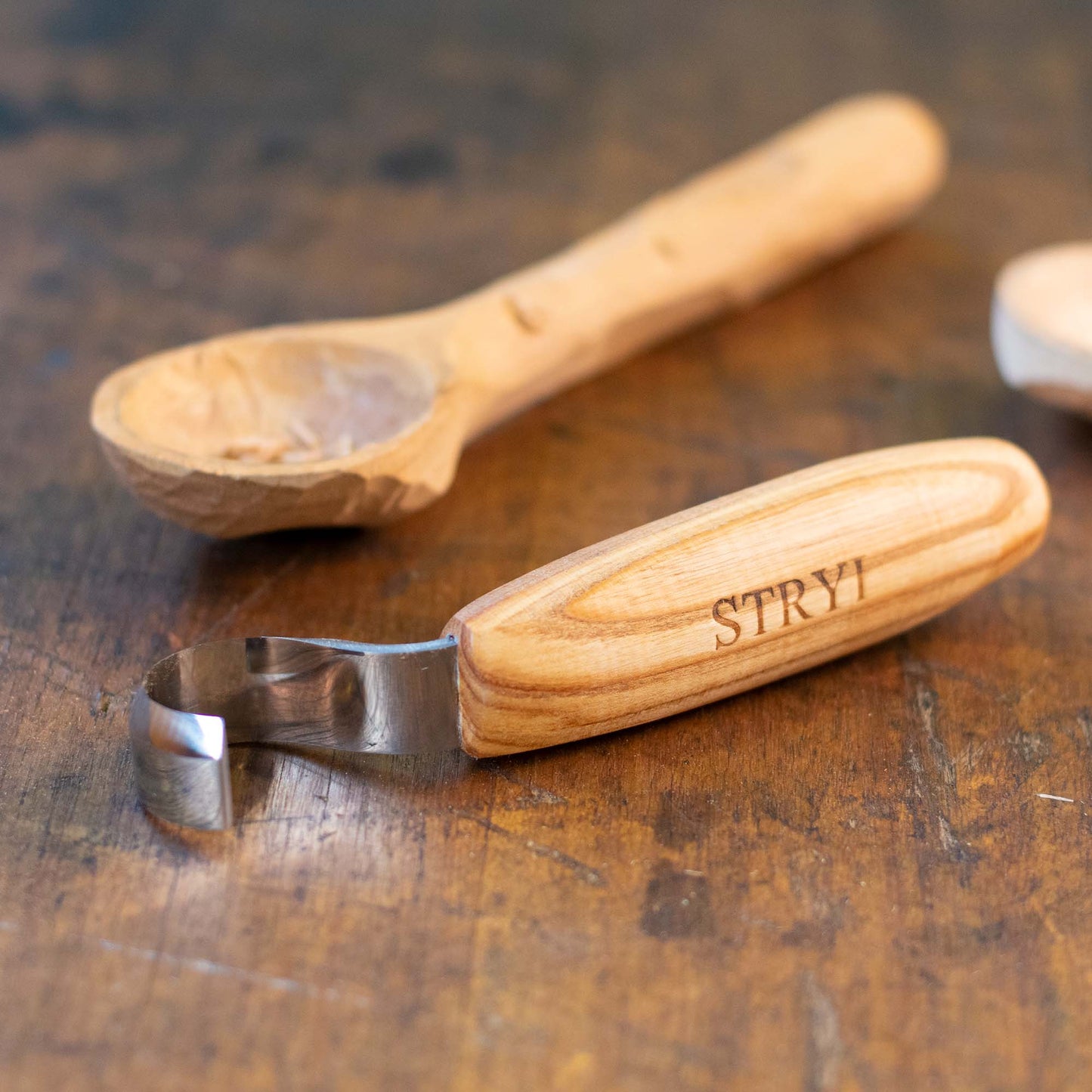 Stryi Spoon Carving Knife - 30mm Left Hand
