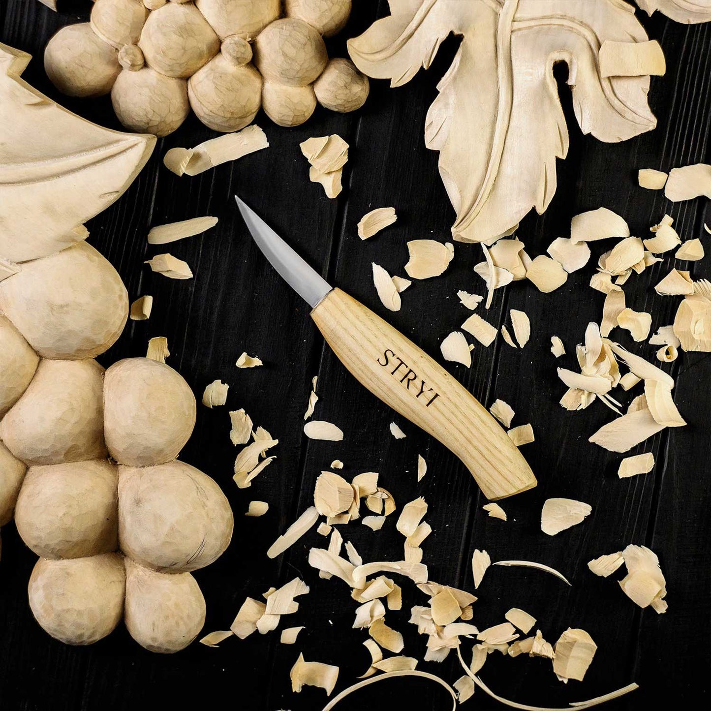 Stryi Chip Carving / Whittling Knife - 58mm
