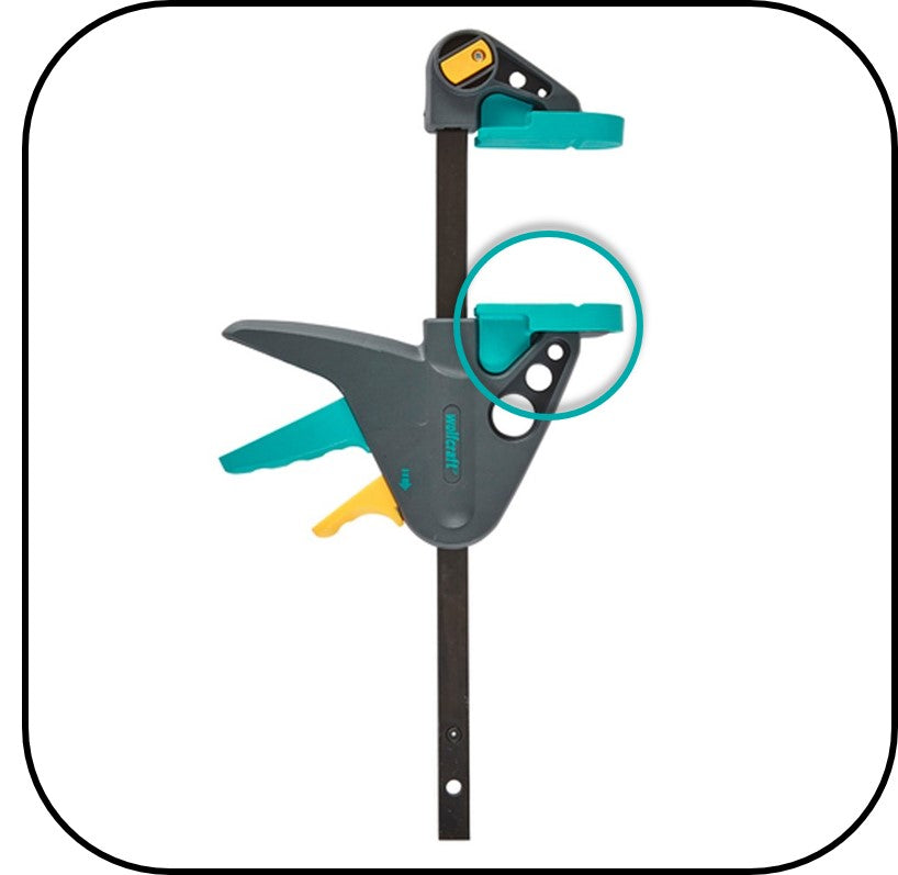 Wolfcraft Replacement Foot Pad Moving Jaw or Clamp Body side suit PRO65 Clamps