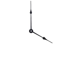 Carbatec Clock Hands - Hour & Minute - Black - 110-120mm