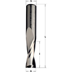 CMT Solid Carbide Upcut Spiral Bit - 3.2mm (1/8")