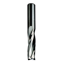 CMT Solid Carbide Upcut Spiral Bit with 3 Spiral Cutting Edges - 12mm