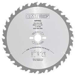 CMT Industrial Ripping Blade - 300mm - 24 Tooth