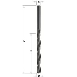 CMT Brad Point Drill Bit - 2mm - HSS