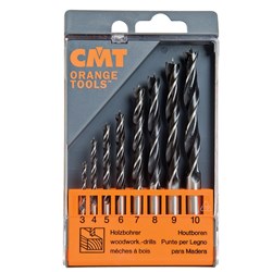 CMT 8 Piece Brad Point Drill Set