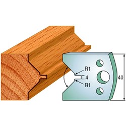 CMT Spindle Moulder Profile Knives - 40mm - Joinery #72