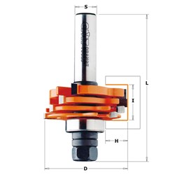 CMT Three Wing Slot Cutter Set