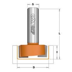 CMT Mortising Router Bit - 12.7mm Diameter 1/4" Shank 19mm Cut Length