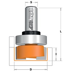 CMT Mortising Router Bit with Bearing - 19mm Cut Depth