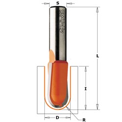 CMT Round Nose Bit 3.2 diameter x 9mm 1/4" Shank