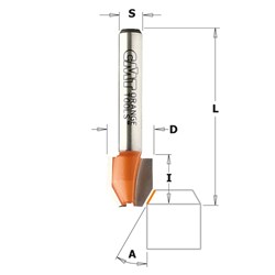 CMT Combination Trim Bit 0° and 22°