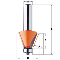 CMT Chamfer Bit 30deg X22mm 1/2"S