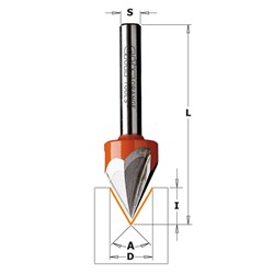 CMT Laser Point Lettering Bit 60°