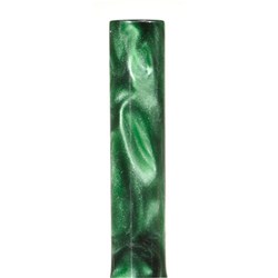 Carbatec Large Acrylic Pen Blank - Green / Pearl Swirl