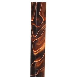 Carbatec Large Acrylic Pen Blank - Brown / Pearl Marble