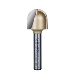 Arden Round Nose Grooving Bit - 15.9mm Diameter 1/4" Shank