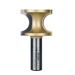 Arden Bead and Bull Nose Bit - 9.5mm Radius 1/2" Shank