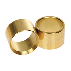 Carbatec Brass Ferrules - 2 Pk