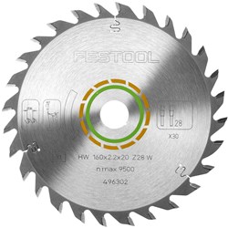 Festool Universal Saw Blade 160mm x 2.2mm x 20mm 28 Tooth