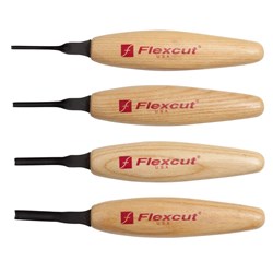 Flexcut Shallow U-Gouge Micro Tool Set