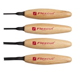 Flexcut Deep U Gouge Micro Tool Set