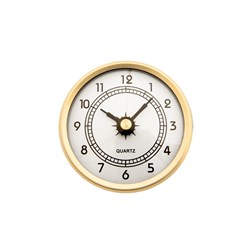 Carbatec 70mm Clock Insert with Arabic Numbers