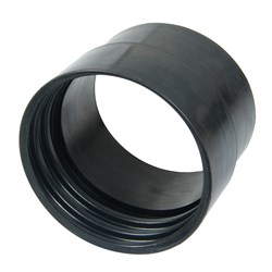 Carbatec Inside Threaded Rubber Hose Fitting - 4"