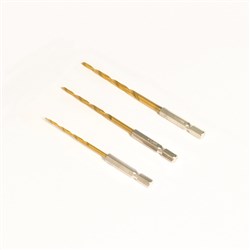 Topman 3 Piece Tapered Titanium HSS Drill Bit Set