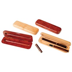 Carbatec Double Place Pen Box - Rosewood
