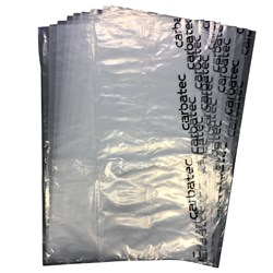 Carbatec Plastic Collection Bags - Pk of 10 - Suits drum diameters up to 510mm - 1250mm Long