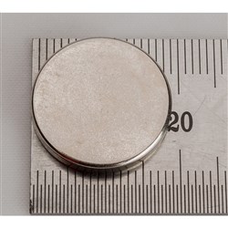 Carbatec Rare Earth Magnets - 19mm x 3mm - Pk 6