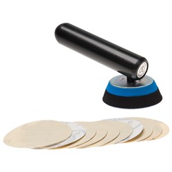 Skilton Sander - 75mm Bowl Sanding Pad & Handle Set