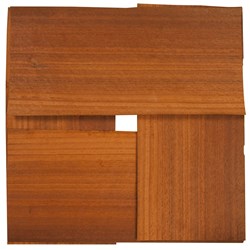 Rivergum Four Piece Veneer Pack - Jarrah 800mm