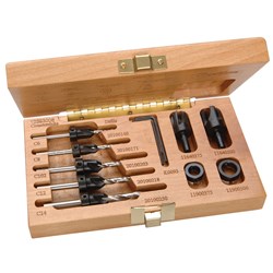 WL Fuller Countersink Set in Wooden Box