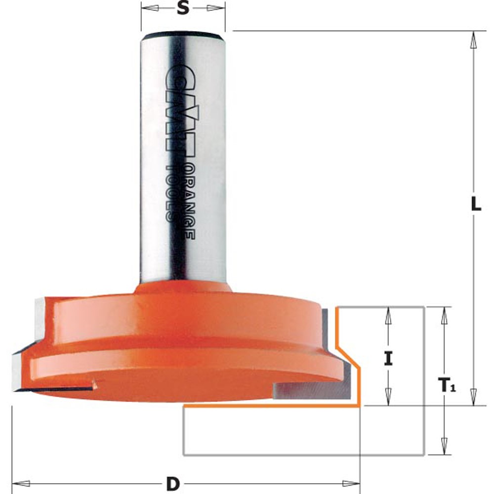 CMT Drawer Lock Bit 32mm 1 4 shank