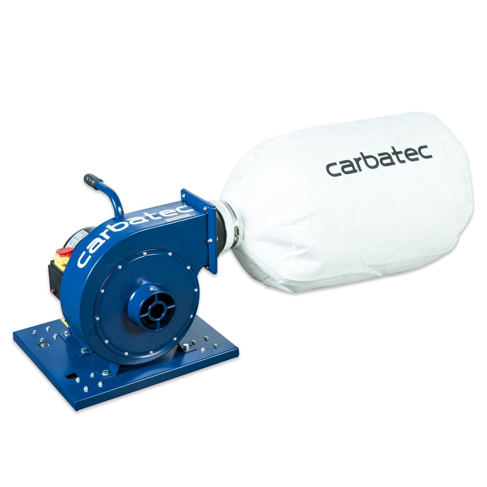 Carbatec Economy Single Bag Dust Extractor - 1 HP Dust 