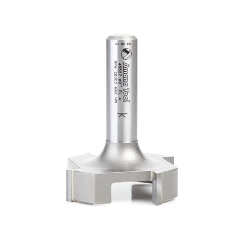 Amana 45527 Carbide Tipped Spoilboard Cutter 2 Diameter 1 2 Shank