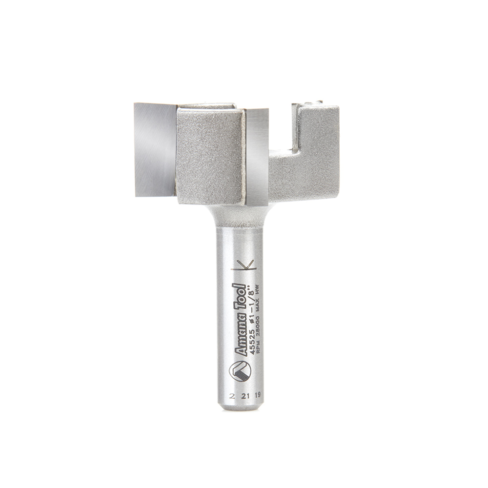 Amana 45525 Carbide Tipped Spoilboard Cutter 1 1 8 Diameter 1 4 Shank Carbatec