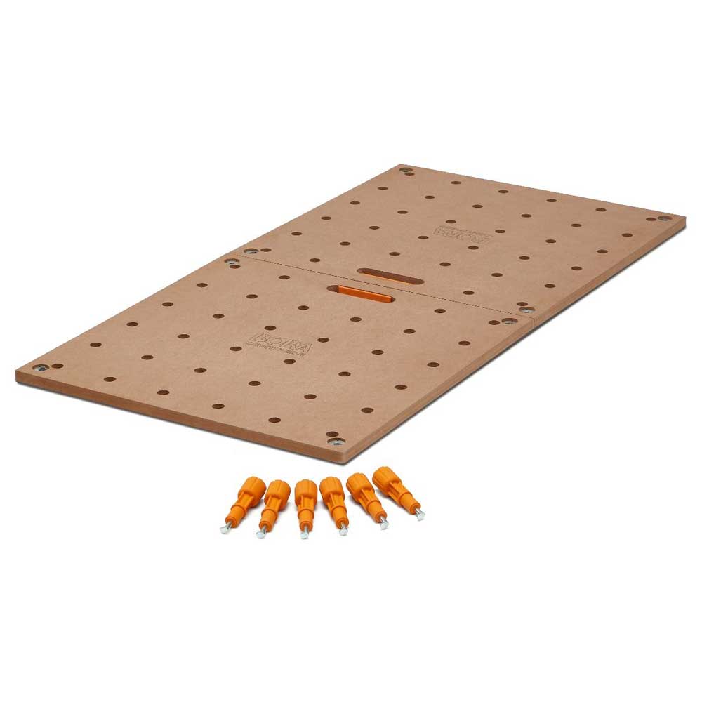 with　Centipede　Tabletop　type　holes　Carbatec　MFT　Workbench　Bora　dog