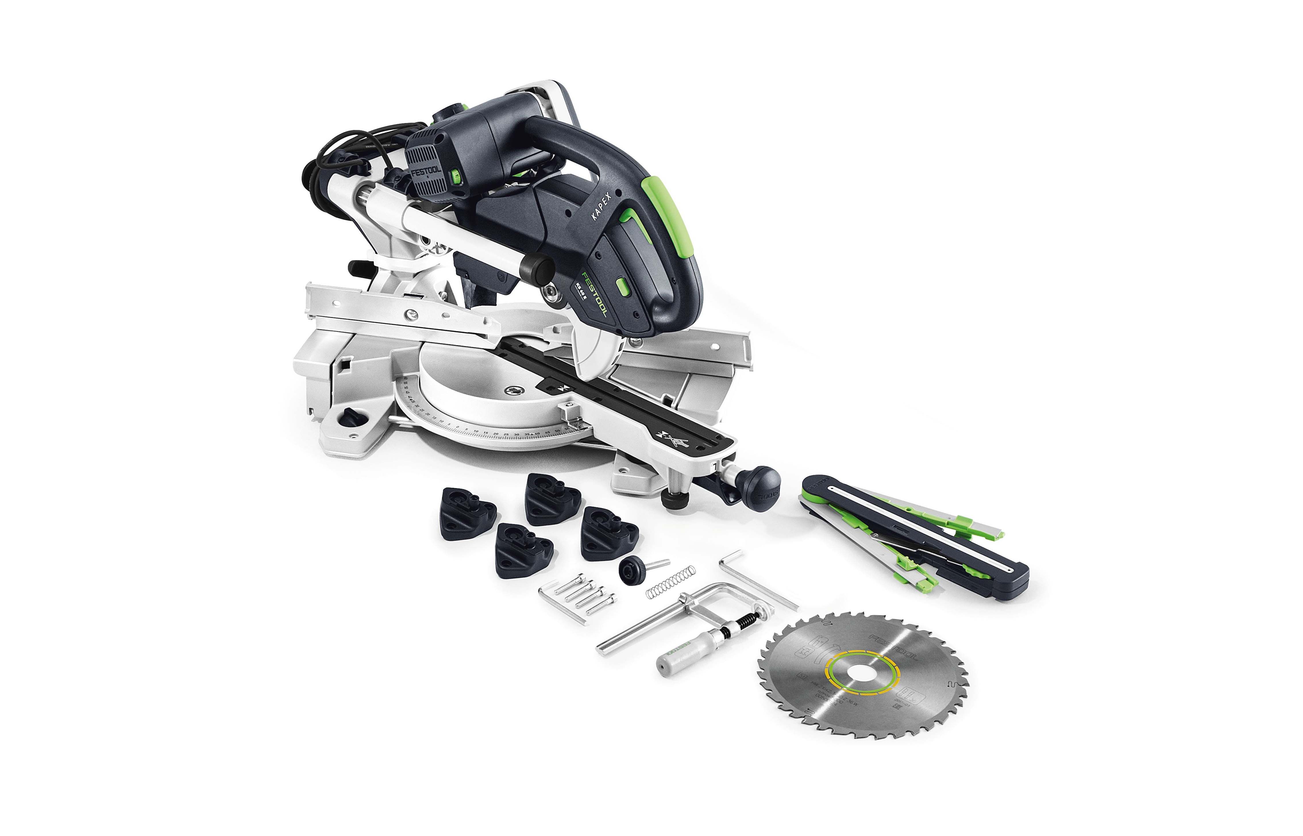 Festool KS 60 KAPEX 216mm Slide Compound Mitre Saw with LED Spotlight