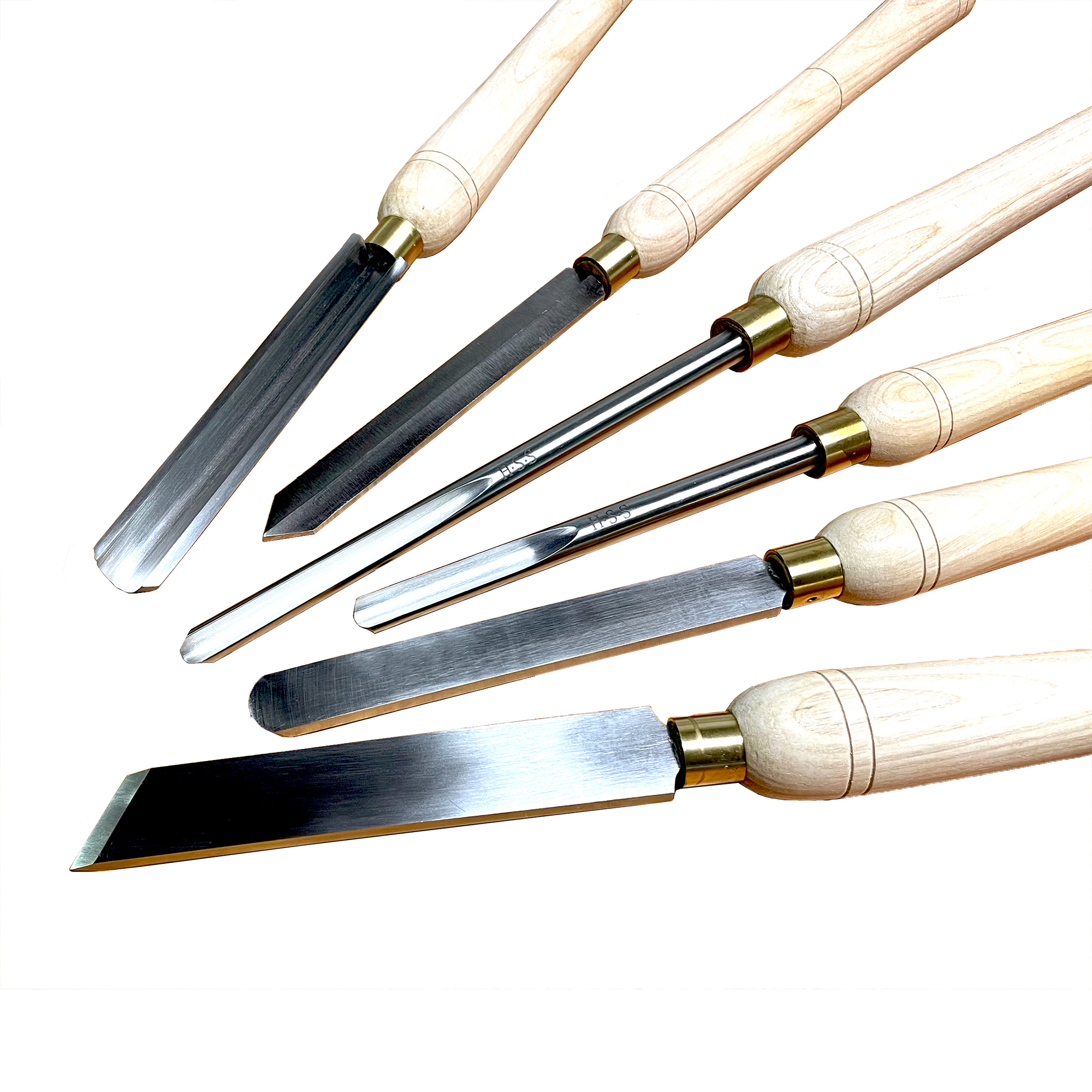 Carbatec 6PC HSS Woodturning Set Carbatec