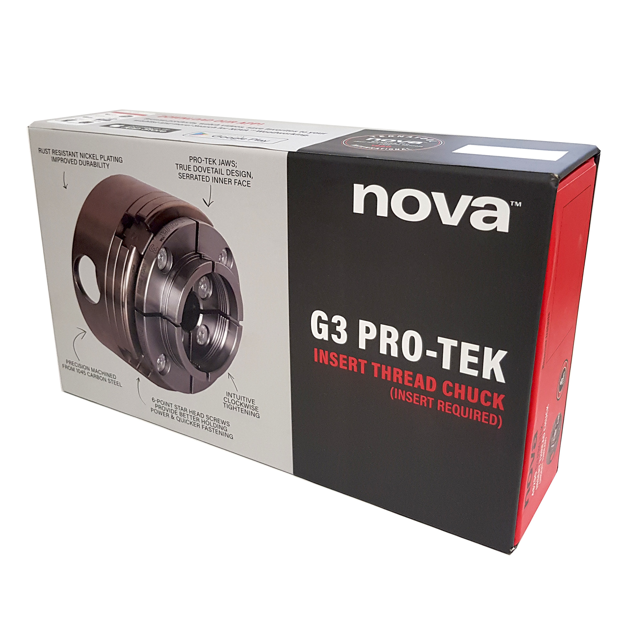 Nova G3 Pro Tek Chuck Carbatec