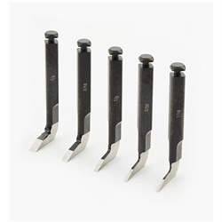 Veritas® Set of 5 Imperial Blades to suit Router and Hinge Mortise Planes