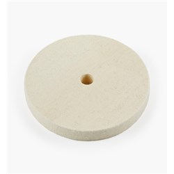 Lee Valley 6" Medium Flat Felt Wheel - 3/4" Wide