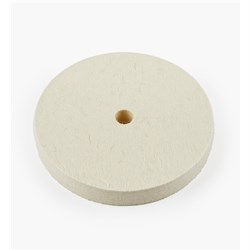 Lee Valley 6" Hard Flat Felt Wheel - 3/4" Wide