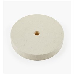 Lee Valley 6" Hard Flat Felt Wheel -1" Wide