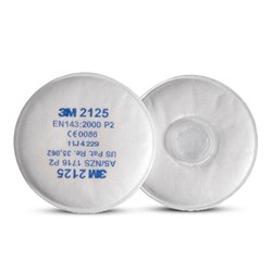 3M 2125 P2 Particulate Filter - 1 Pair/Pack