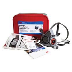 3M Asbestos/Dust 6000 Series Half Mask Respirator Kit, P2 - Large