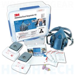 3M Asbestos/Dust 7500 Series Half Mask Respirator Kit - Small